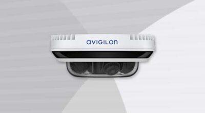 Avigilon H5A Multisensor ceiling mount view.